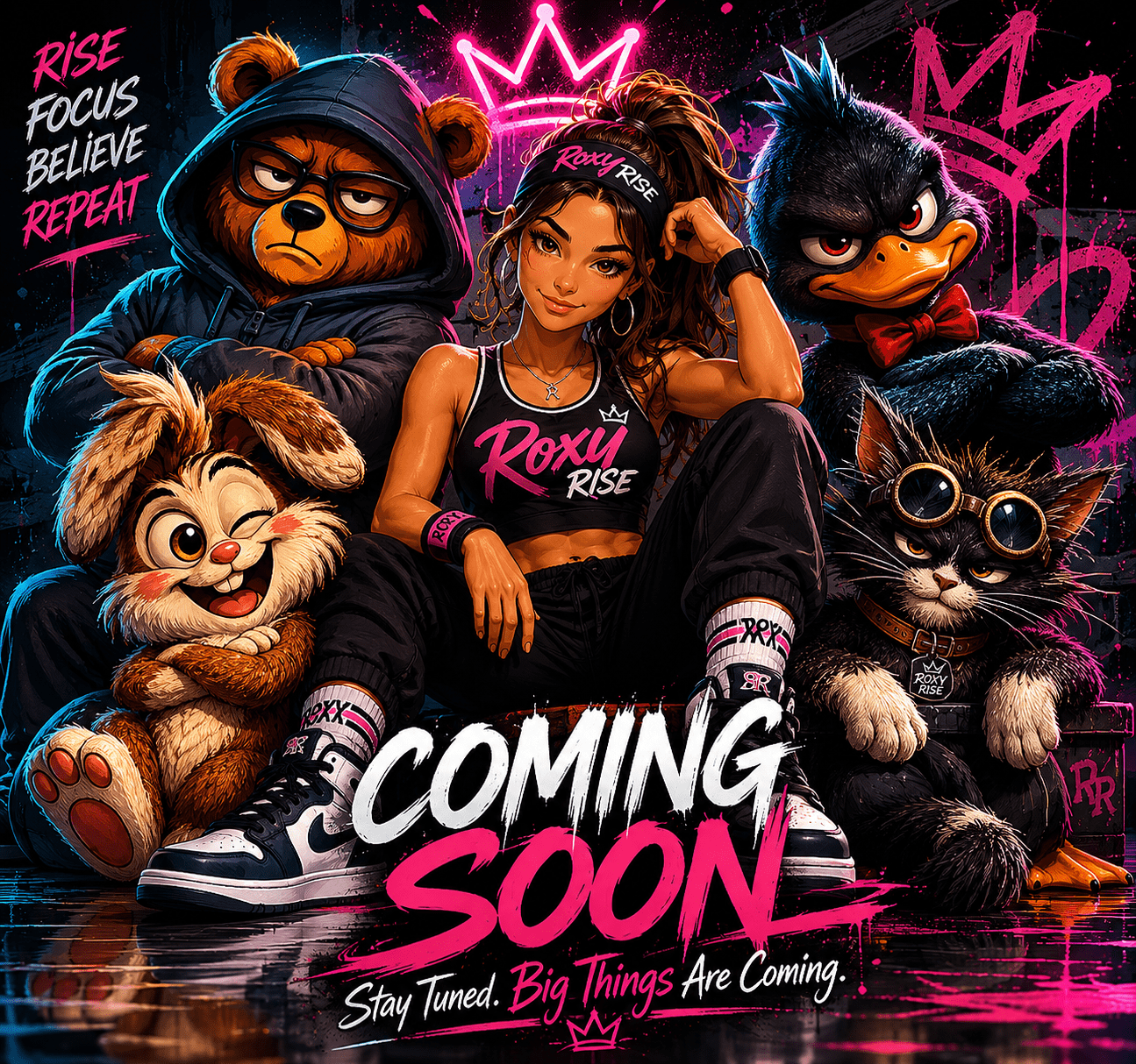 Upload Coming Soon Mascot Art