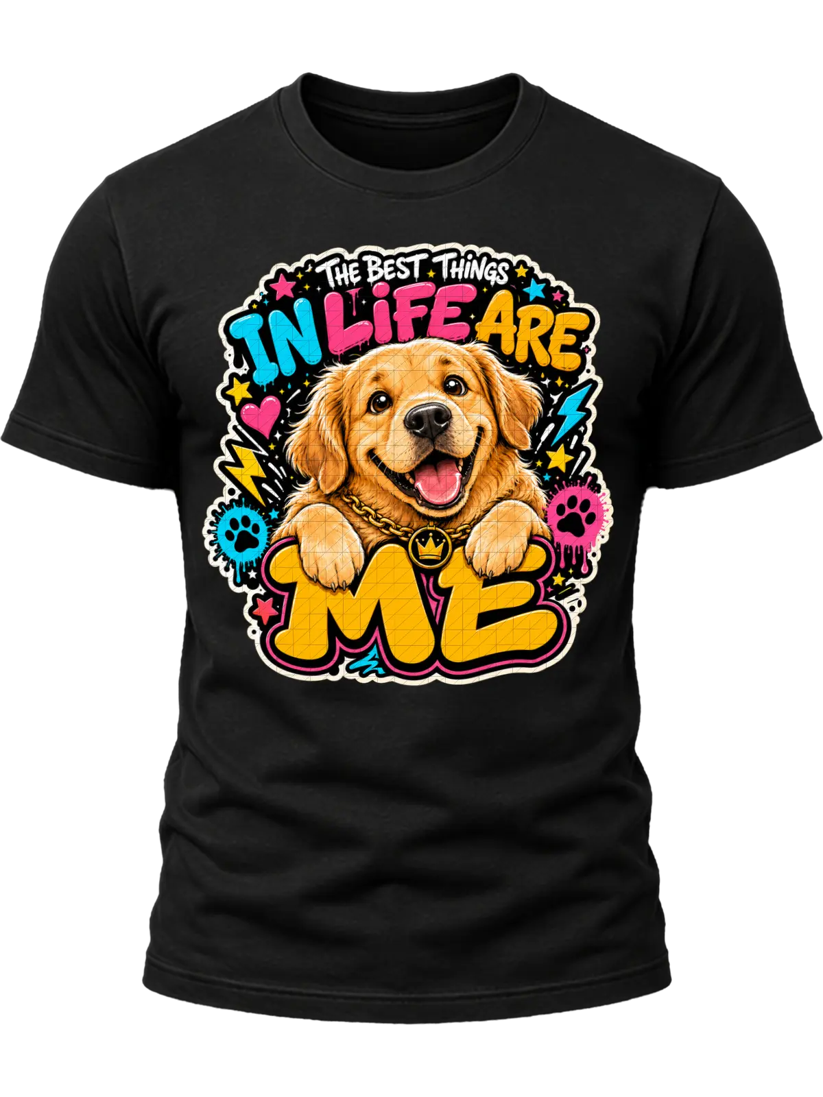 The Best Things in Life Are Me Golden Retriever Shirt The Best Things in Life Are Me Golden Retriever Shirt