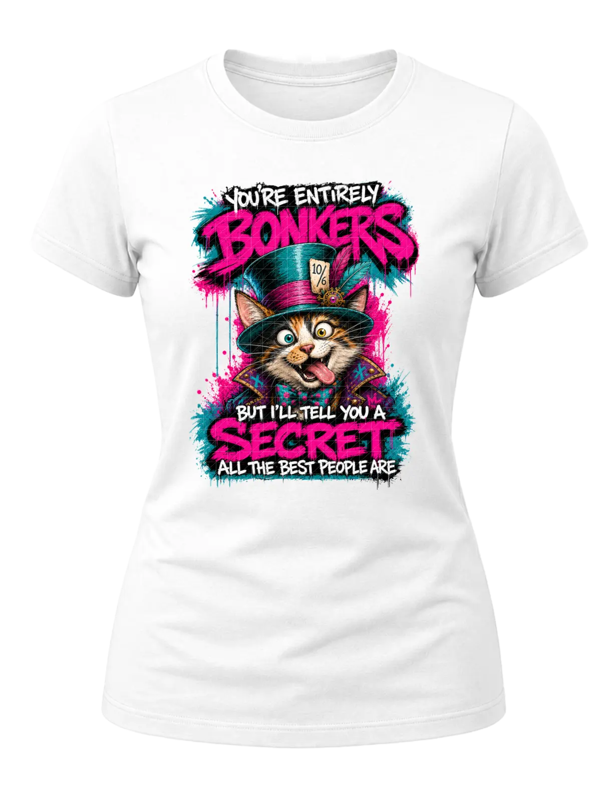 You're Entirely Bonkers Calico Cat Shirt