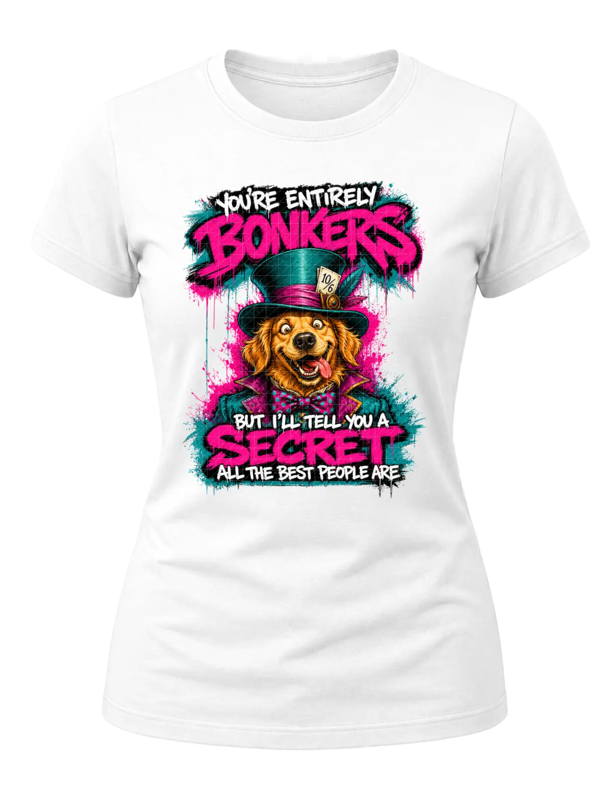 You're Entirely Bonkers Golden Retriever Shirt