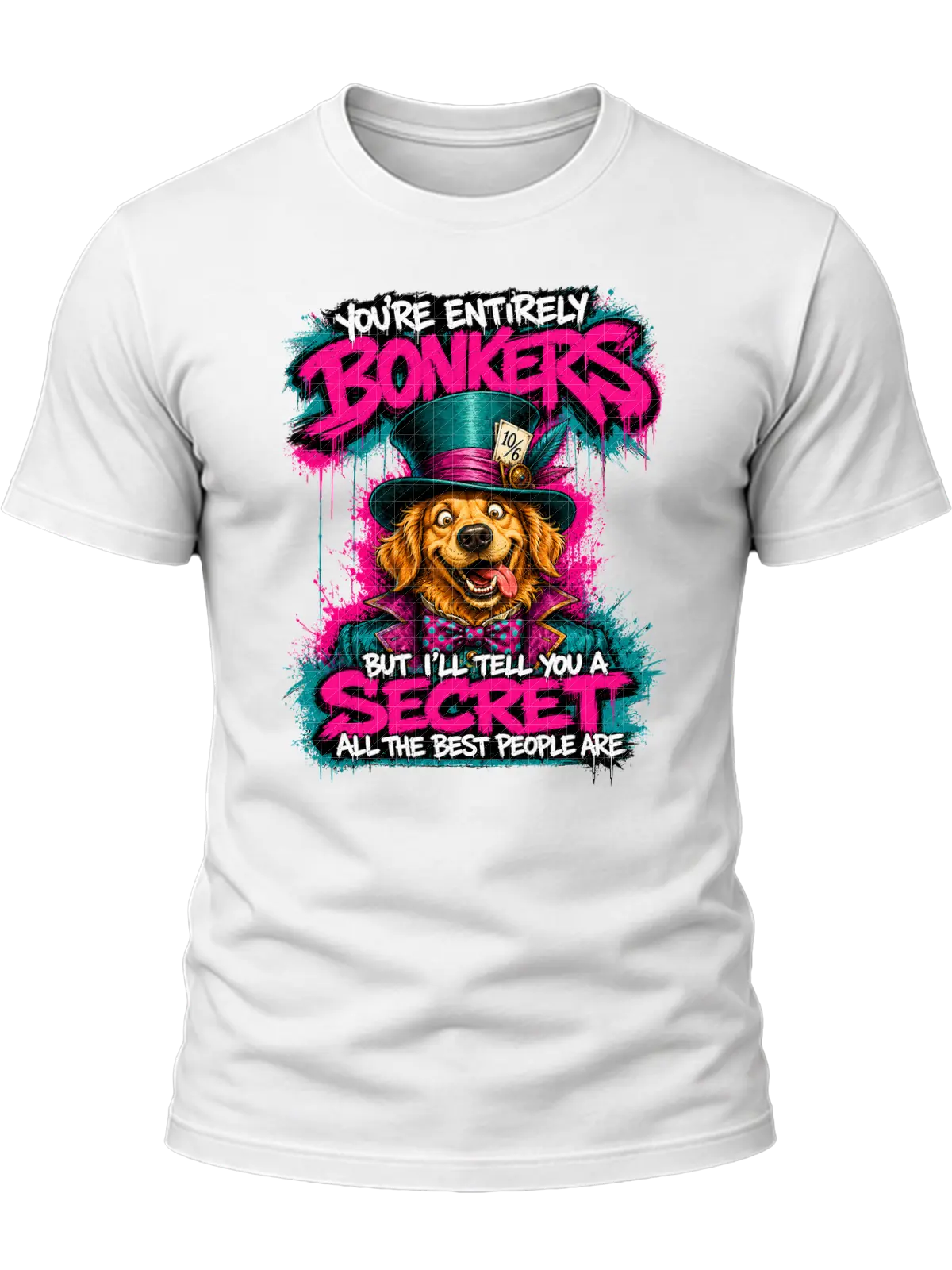 You're Entirely Bonkers Golden Retriever Shirt