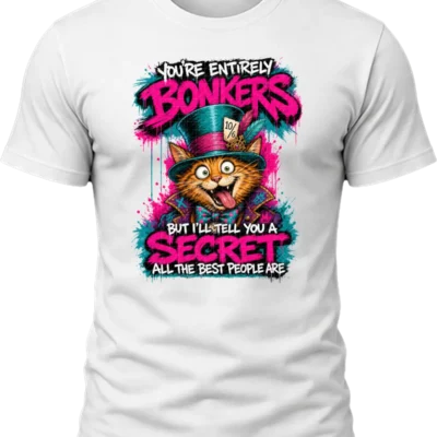 You're Entirely Bonkers Orange Tabby Cat Shirt