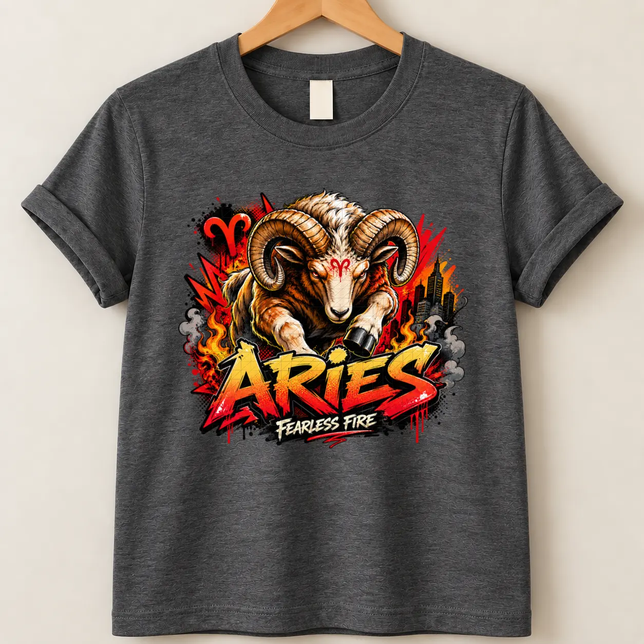 Aries Fearless Fire Zodiac Shirt Aries Fearless Fire Zodiac Shirt